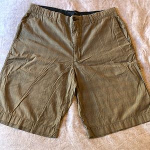 Banana Republic Brown with Navy Pattern Shorts 36